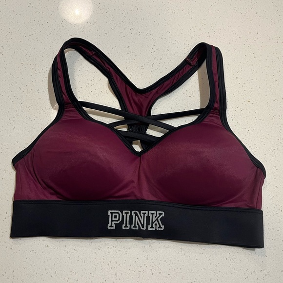 VS PINK | Ultimate Push Up Strappy Sports Bra Size XS - Picture 2 of 4